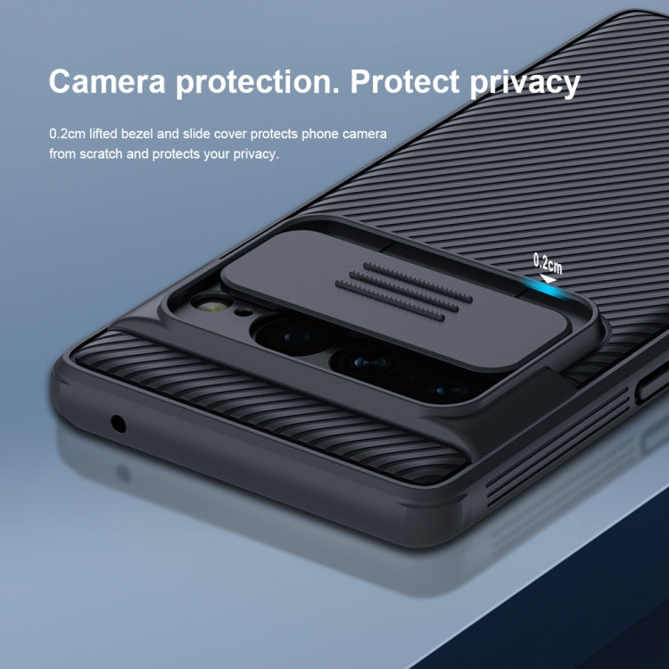 For Google Pixel 7 Pro 5G NILLKIN CamShield Pro Series PC Full Coverage Phone Case(Black)