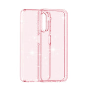 For Samsung Galaxy A14 5G / 4G Shockproof Terminator Style Glitter Powder Phone Case(Shiny Pink)