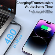 JOYROOM 20W Type-C to 8 Pin Surpass Series Fast Charging Data Cable, Length:0.25m(Black)