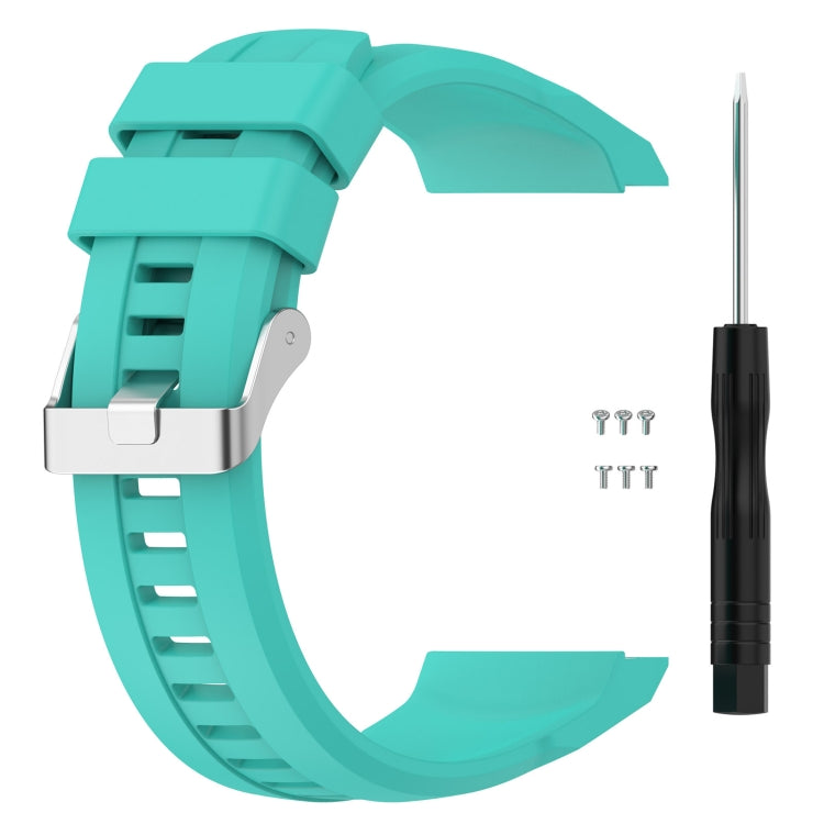 For Huawei Watch GT Cyber Monochrome Silicone Watch Band (Blue)