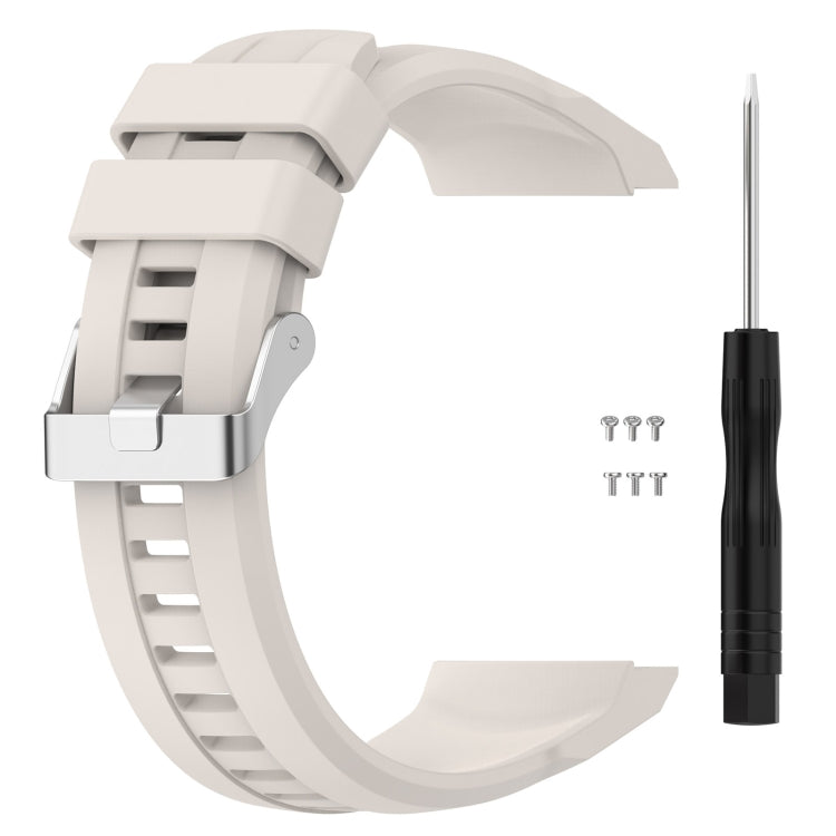 For Huawei Watch GT Cyber Monochrome Silicone Watch Band (Sky Grey)