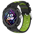 For Huawei Watch GT Cyber Two-color Silicone Watch Band(Black Fluorescent Green) - free shipping - PMC TechLife - Order now!