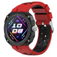 For Huawei Watch GT Cyber Two-color Silicone Watch Band(Red Black) - free shipping - PMC TechLife - Order now!