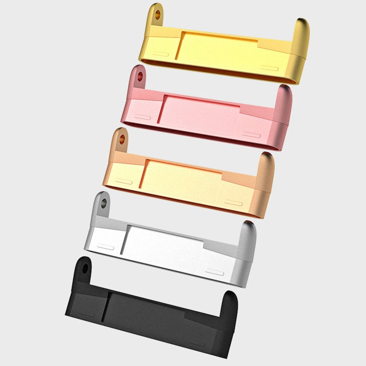 For Fitbit Versa 4 / Versa 3 / Sense 2 1 Pairs Watch Band Connector(Gold)