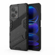 For Xiaomi Redmi Note 12 Pro+ China Punk Armor 2 in 1 PC + TPU Phone Case with Invisible Holder(Black) - free shipping - PMC TechLife - Order now!