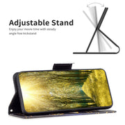 For Samsung Galaxy A54 5G Colored Drawing Pattern Leather Phone Case(Big Butterfly)