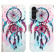 For Samsung Galaxy A14 5G 3D Painting Horizontal Flip Leather Phone Case(Color Drop Wind Chimes)