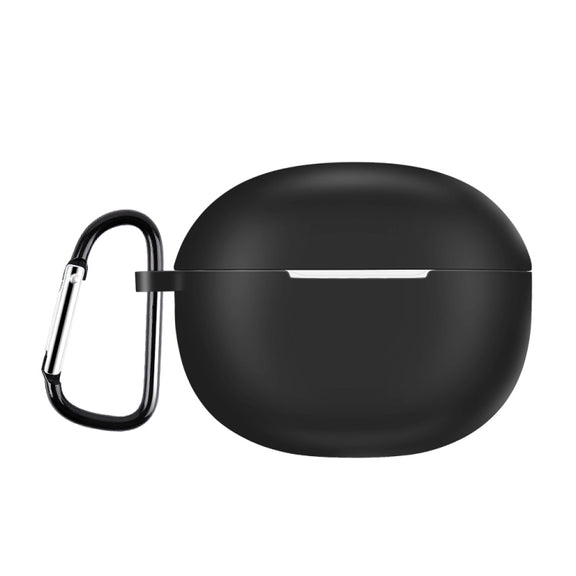 For Realme T100 Wireless Earphone Silicone Protective Case(Black)