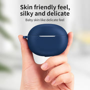 For Realme T100 Wireless Earphone Silicone Protective Case(Black)
