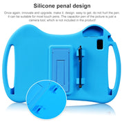 For TCL Tab 10/10s 2020 Silicone Shockproof Protective Tablet Case(Blue)