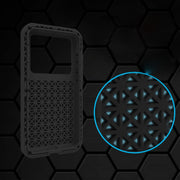 For Huawei P40 LOVE MEI Metal Shockproof Water-resistant Dustproof Protective Case(Black)
