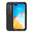 For Huawei P40 Pro LOVE MEI Metal Shockproof Waterproof Dustproof Protective Case(Black) - Huawei Cases by LOVE MEI | Online Shopping South Africa | PMC TechLife | Buy Now Pay Later Mobicred