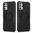 For Samsung Galaxy S23+ 5G MagSafe Shockproof Armor Phone Case(Black) - Galaxy S23+ 5G Cases by PMC TechLife | Online Shopping South Africa | PMC TechLife