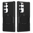 For Samsung Galaxy S23 Ultra 5G MagSafe Shockproof Armor Phone Case(Black) - Galaxy S23 Ultra 5G Cases by PMC TechLife | Online Shopping South Africa | PMC TechLife
