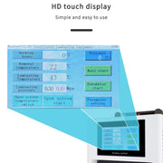 TBK 208M 3 in 1 Mini LCD Touch Screen Vacuum Laminating Bubble Remover Machine, Plug:UK Plug