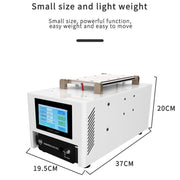 TBK 208M 3 in 1 Mini LCD Touch Screen Vacuum Laminating Bubble Remover Machine, Plug:UK Plug