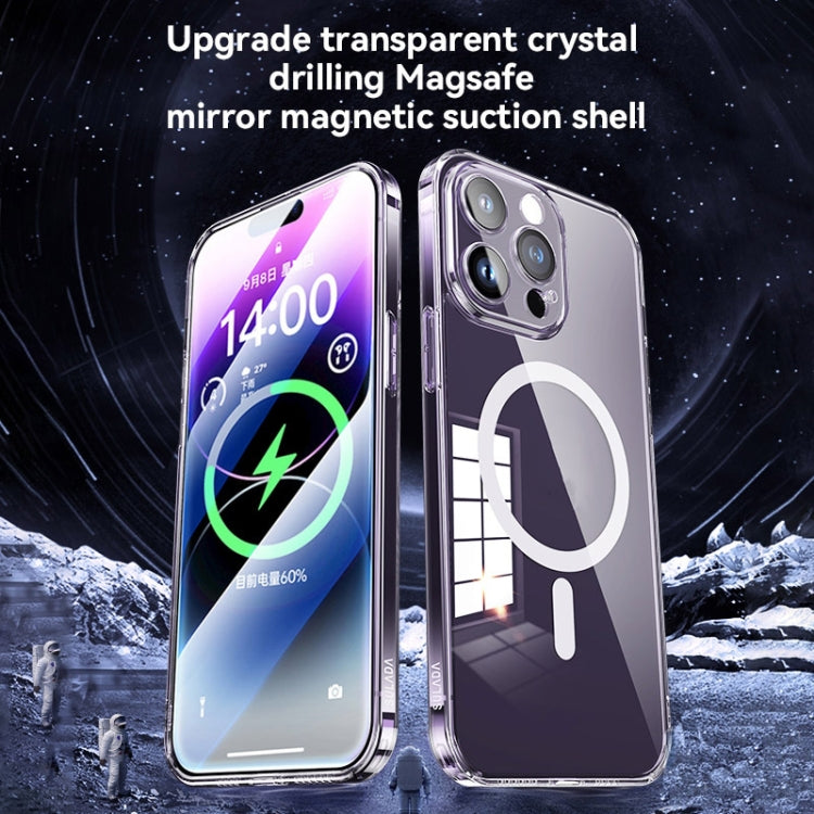 For iPhone 14 SULADA Jingpin Series All-inclusive Lens Electroplated TPU Phone Case(Blue)