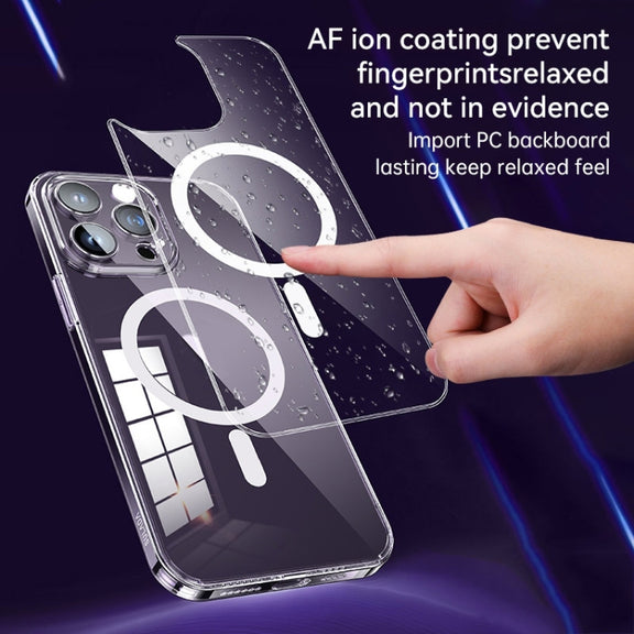 For iPhone 14 SULADA Jingpin Series All-inclusive Lens Electroplated TPU Phone Case(Transparent)