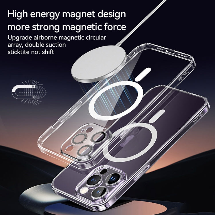 For iPhone 14 Plus SULADA Jingpin Series All-inclusive Lens Electroplated TPU Phone Case(Black)