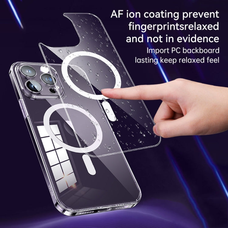 For iPhone 14 Pro Max SULADA Jingpin Series All-inclusive Lens Electroplated TPU Phone Case(Transparent)