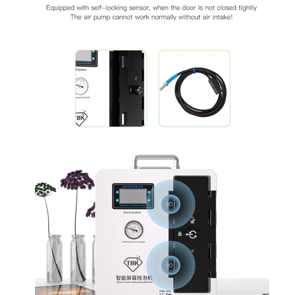TBK 405 intelligent LCD Screen OCA Bubble Remover Machine, Plug:UK Plug