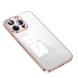 For iPhone 14 Pro SULADA Shine Through Series Plating TPU Transparent Phone Protective Case(Pink) - iPhone 14 Pro Cases by SULADA | Online Shopping South Africa | PMC TechLife | Buy Now Pay Later Mobicred