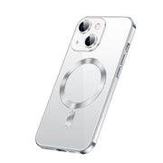 For iPhone 13 SULADA Plating TPU Shockproof Phone Soft Case(Silver)