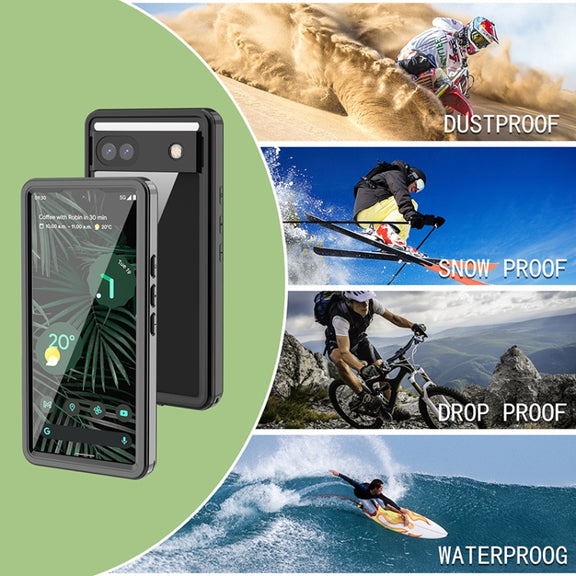 For Google Pixel 6a RedPepper PC + TPU Water-resistant Phone Case