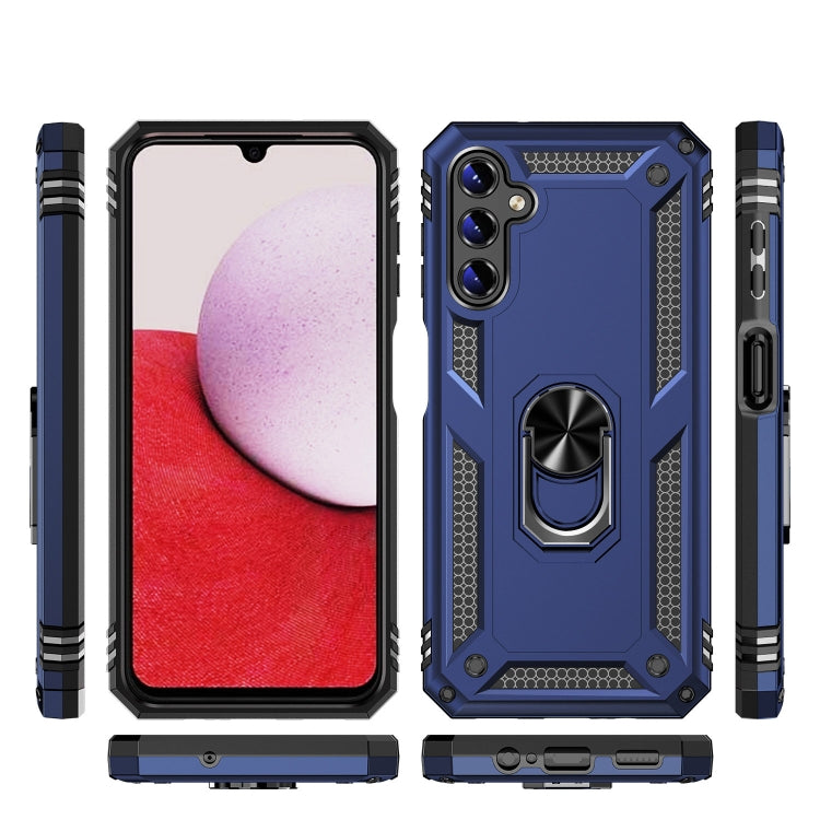 For Samsung Galaxy A14 5G Shockproof TPU + PC Phone Case(Blue)