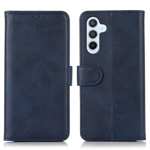 For Samsung Galaxy A54 5G Cow Texture Leather Phone Case(Blue)