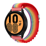 For Realme Watch 3/Amazfit GTR4/4 Pro Universal Nylon Watch Band(Rainbow)