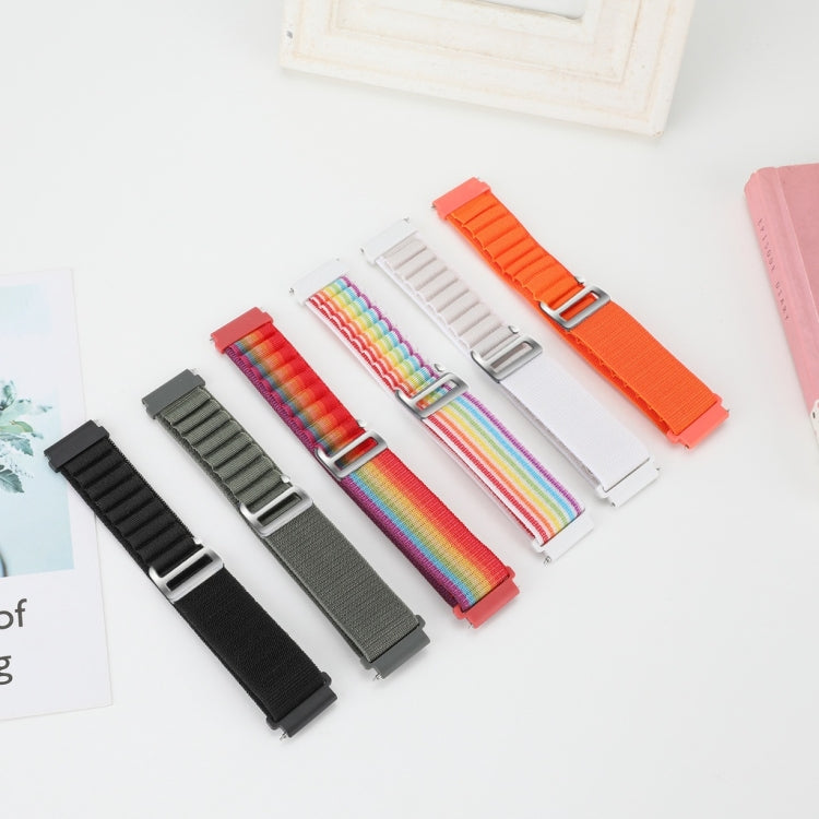 For Realme Watch 3/Amazfit GTR4/4 Pro Universal Nylon Watch Band(Colorful)