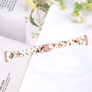 For Fitbit Versa 4 / Sense 2 Universal Rhombus Resin Watch Band(Nougat)