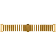 For Fitbit Versa 4 / Sense 2 Universal Butterfly Buckle Metal Watch Band(Gold)