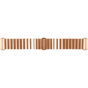 For Fitbit Versa 4 / Sense 2 Universal Butterfly Buckle Metal Watch Band(Rose Gold)
