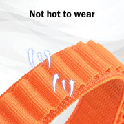 For Fitbit Versa 3 / Sense Universal Loop Nylon Watch Band(Orange)