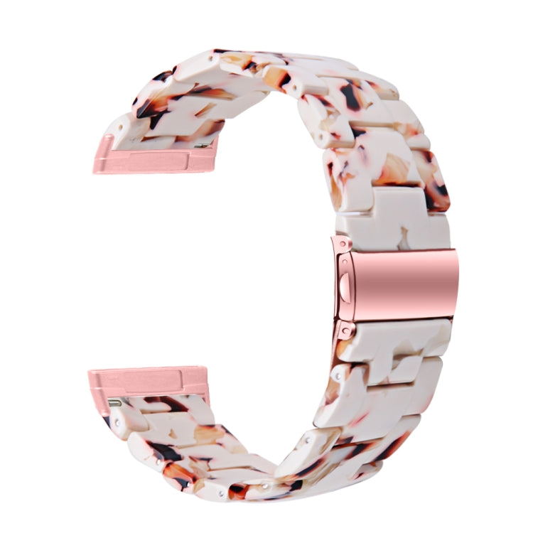For Fitbit Versa 3 / Sense Universal Resin Watch Band(Nougat)