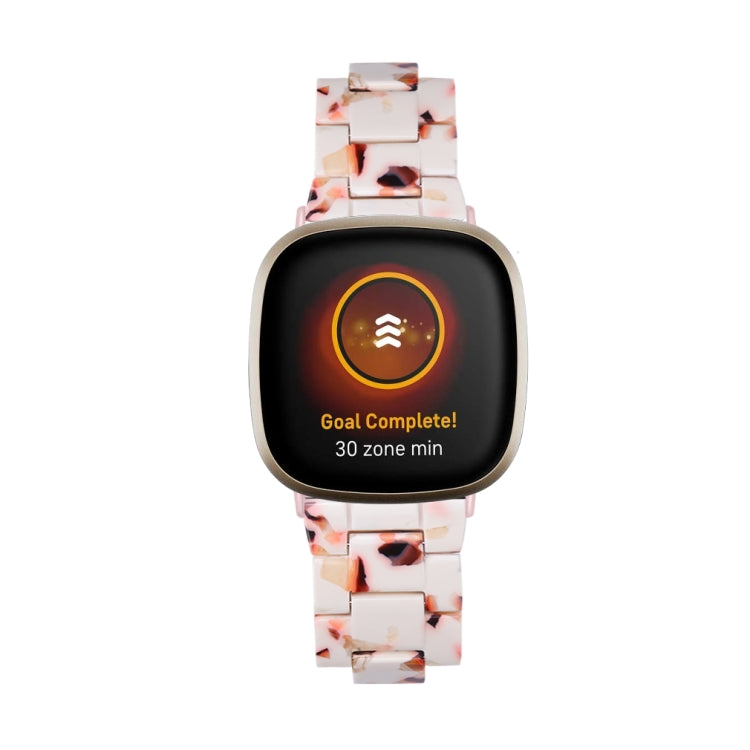 For Fitbit Versa 3 / Sense Universal Resin Watch Band(Nougat)