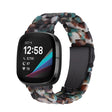 For Fitbit Versa 4 / Sense 2 Universal Resin Watch Band(Blue Flower) - free shipping - PMC TechLife - Order now!
