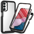 For Samsung Galaxy A14 5G Two-layer Integrated Transparent TPU + PC + PET Protective Phone Case(Black) - free shipping - PMC TechLife - Order now!