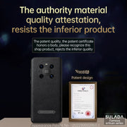 For Huawei Mate 40 Pro SULADA Invisible Bracket Leather Back Cover Phone Case(Dark Green)