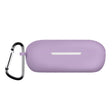For Huawei FreeBuds SE Pure Color Bluetooth Earphone Silicone Case with Hook(Purple) - Huawei Earphone Case by PMC TechLife | Online Shopping South Africa | PMC TechLife | Buy Now Pay Later Mobicred