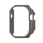 For Apple Watch Ultra 49mm Mijobs Ultra-thin Bezel PC Watch Case(khaki Green) - Watch Cases by MIJOBS