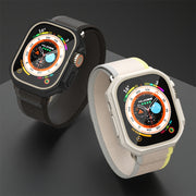 For Apple Watch Ultra 49mm Mijobs Ultra-thin Bezel PC Watch Case(khaki Green) - Watch Cases by MIJOBS