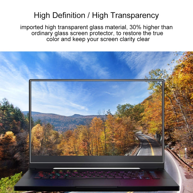 For ASUS S5AM Traditional 15.6 inch Laptop Screen HD Tempered Glass Protective Film