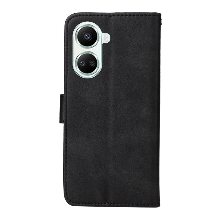 For Huawei nova 10 SE Classic Calf Texture Flip Leather Phone Case(Black)