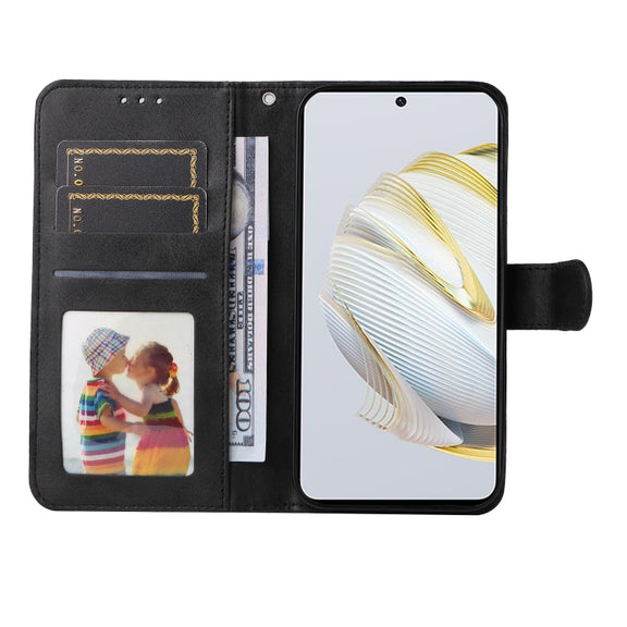 For Huawei nova 10 SE Classic Calf Texture Flip Leather Phone Case(Black)