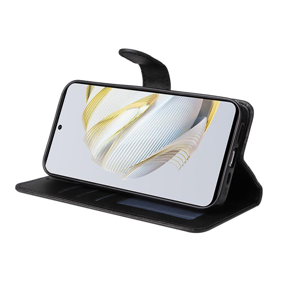 For Huawei nova 10 SE Classic Calf Texture Flip Leather Phone Case(Black)