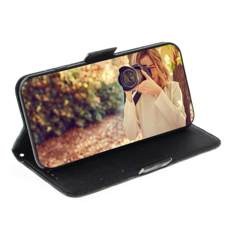 For Huawei nova Y70 Plus 3D Colored Pattern Flip Leather Phone Case(Peacock Wreath)