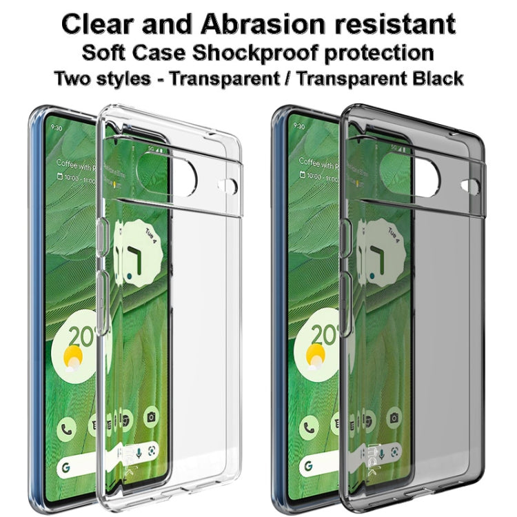 For Google Pixel 7 IMAK UX-5 Series Transparent Shockproof TPU Protective Phone Case(Transparent)